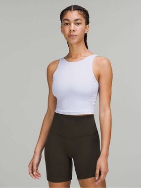 094. Lululemon Align High-Neck Tank Top Pastel Blue size 6 cropped nulu